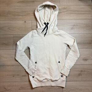 Volcom size xs cream knit hoodie size xs